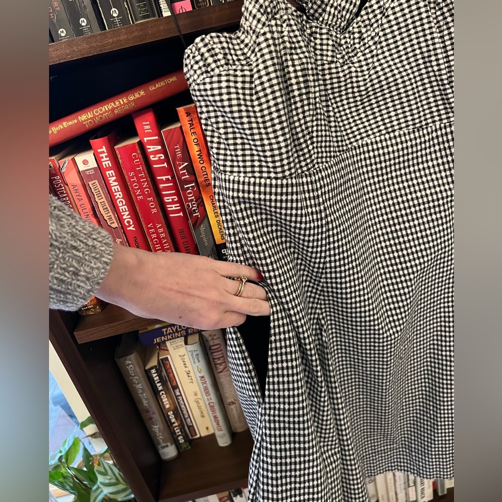 Anthropologie Black and White Checkered Dress NWT! - Picture 7 of 15